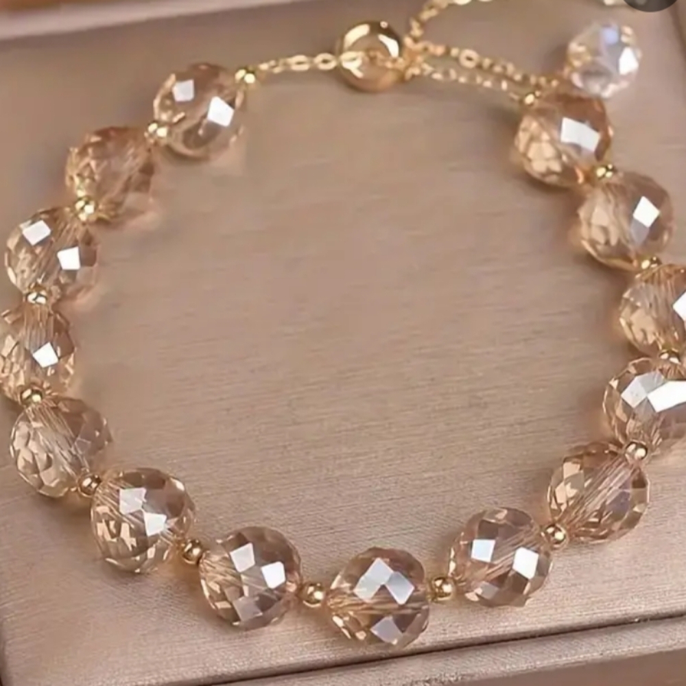 New pinkish bead bracelet